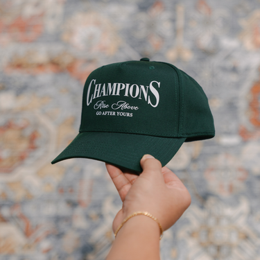 Champions Snapback Hat (DARK GREEN)