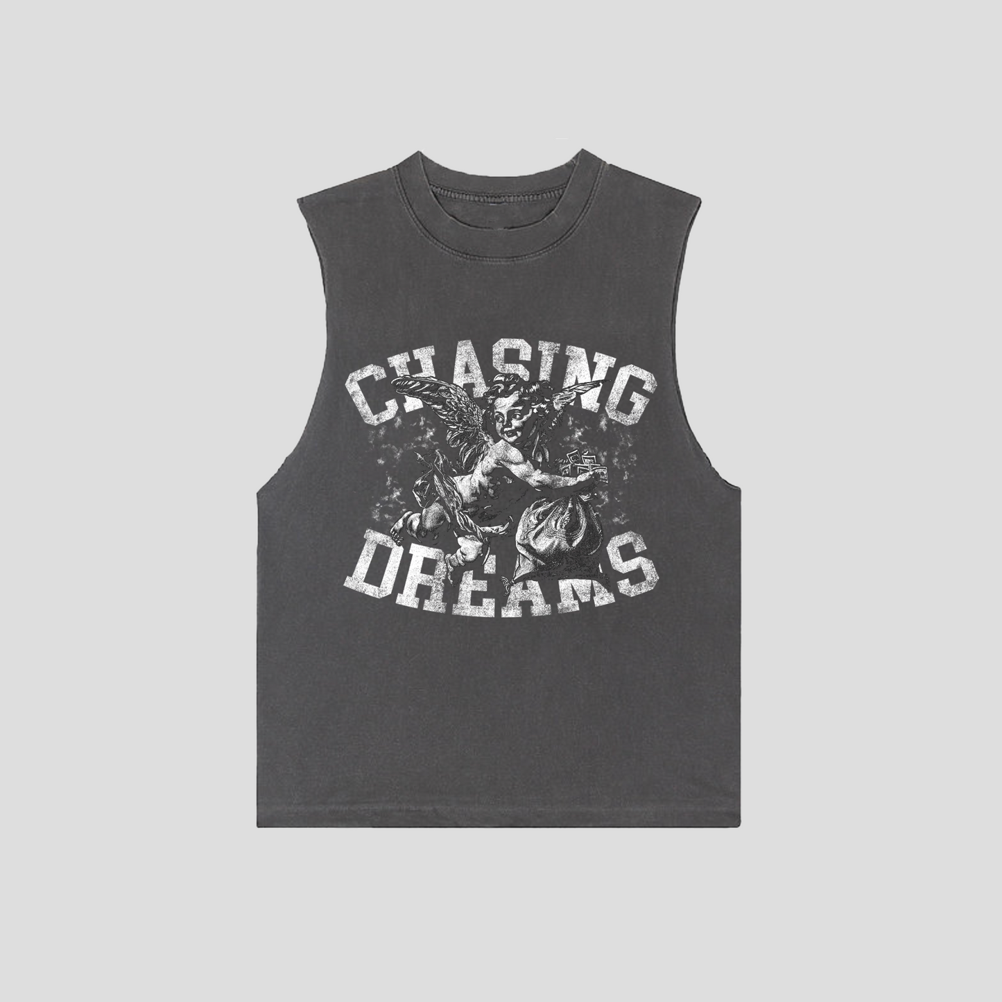 Chasing Dreams Muscle Tee (VINTAGE BLACK)