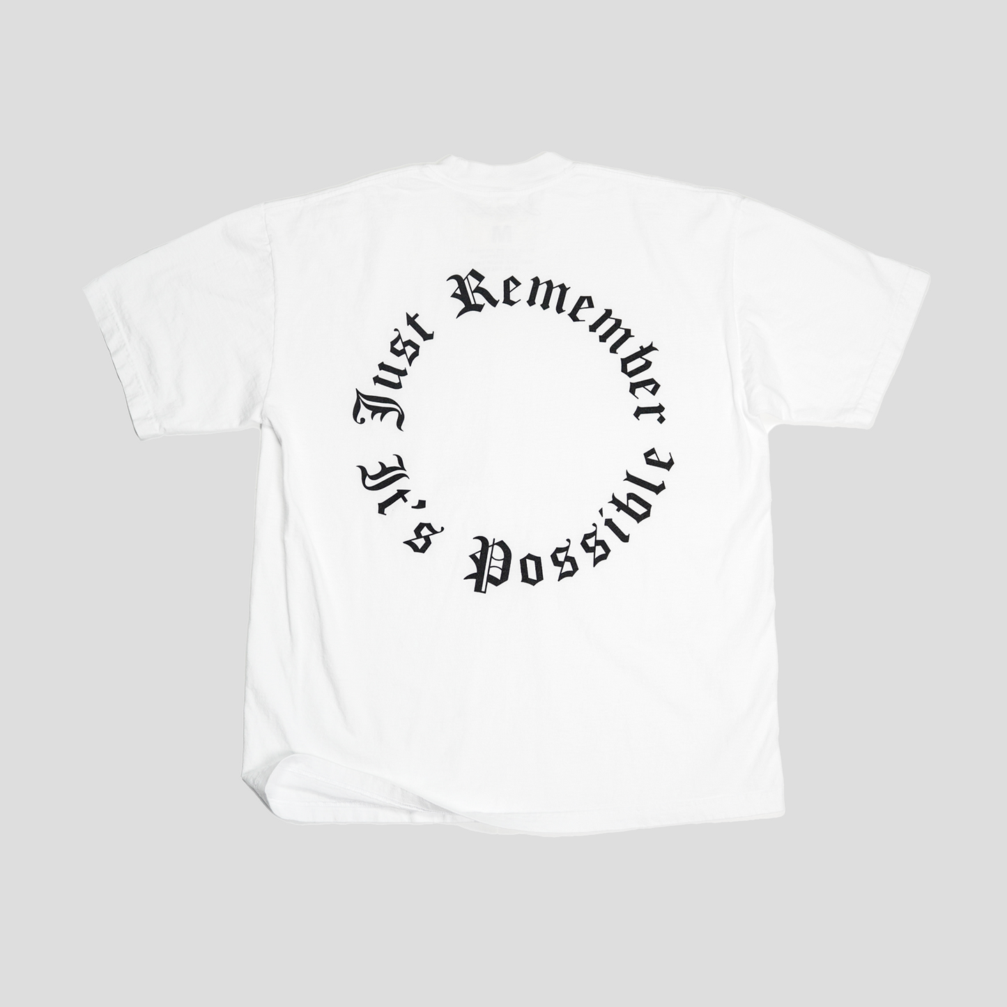 CIRCLE LOGO TEE (WHITE)