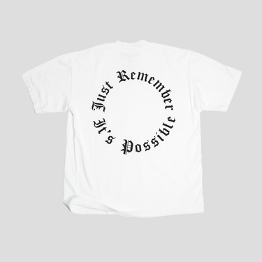 Circle Logo Tee (WHITE)