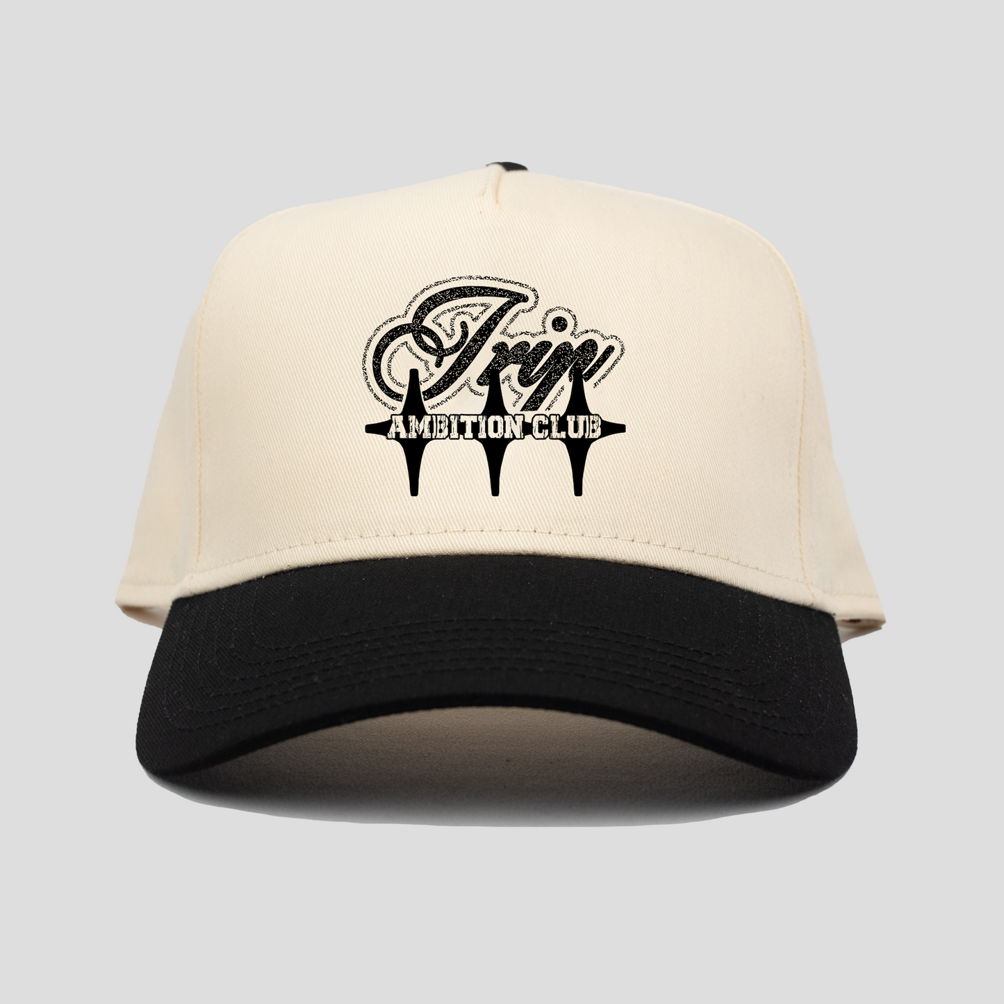 Limitless Snapback Hat (CREAM/BLACK)