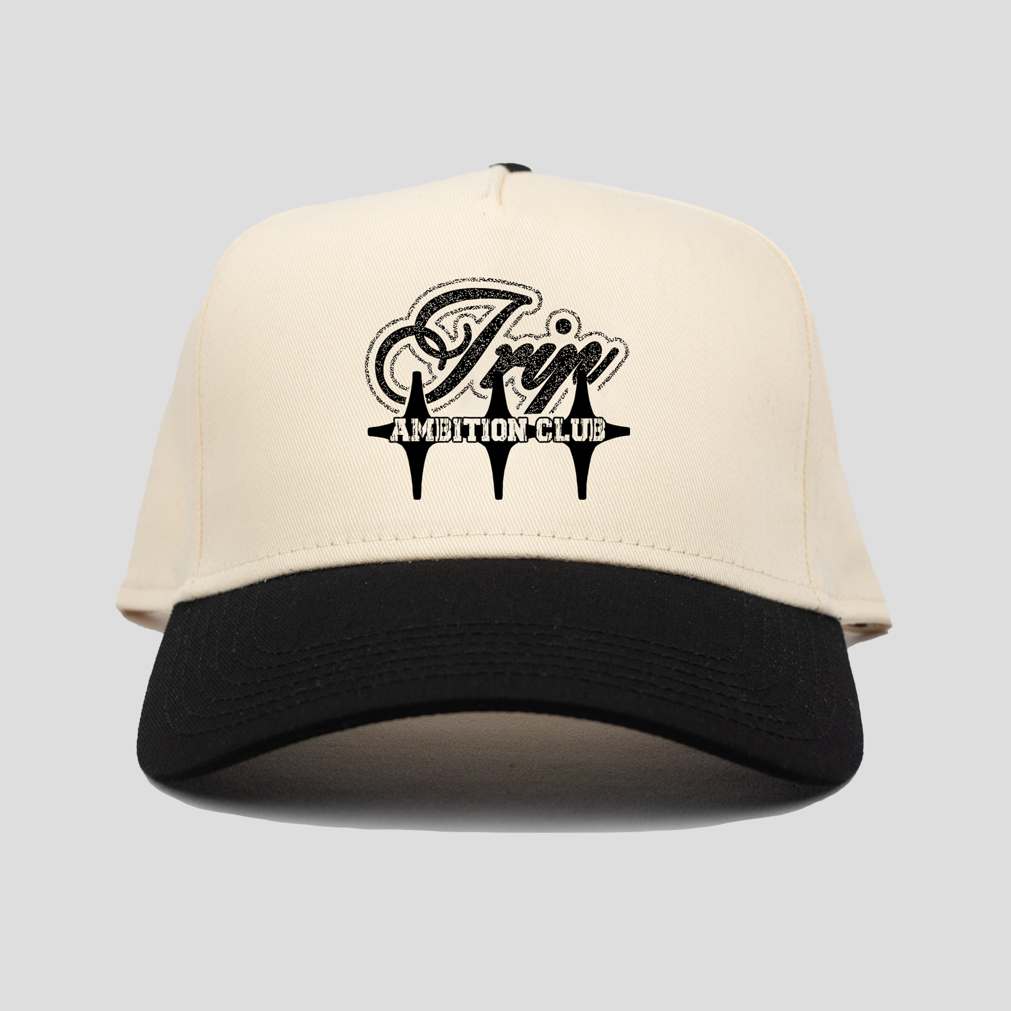 Limitless Snapback Hat (CREAM/BLACK)