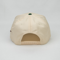 LA Halo Snapback Hat (CREAM/GREEN)