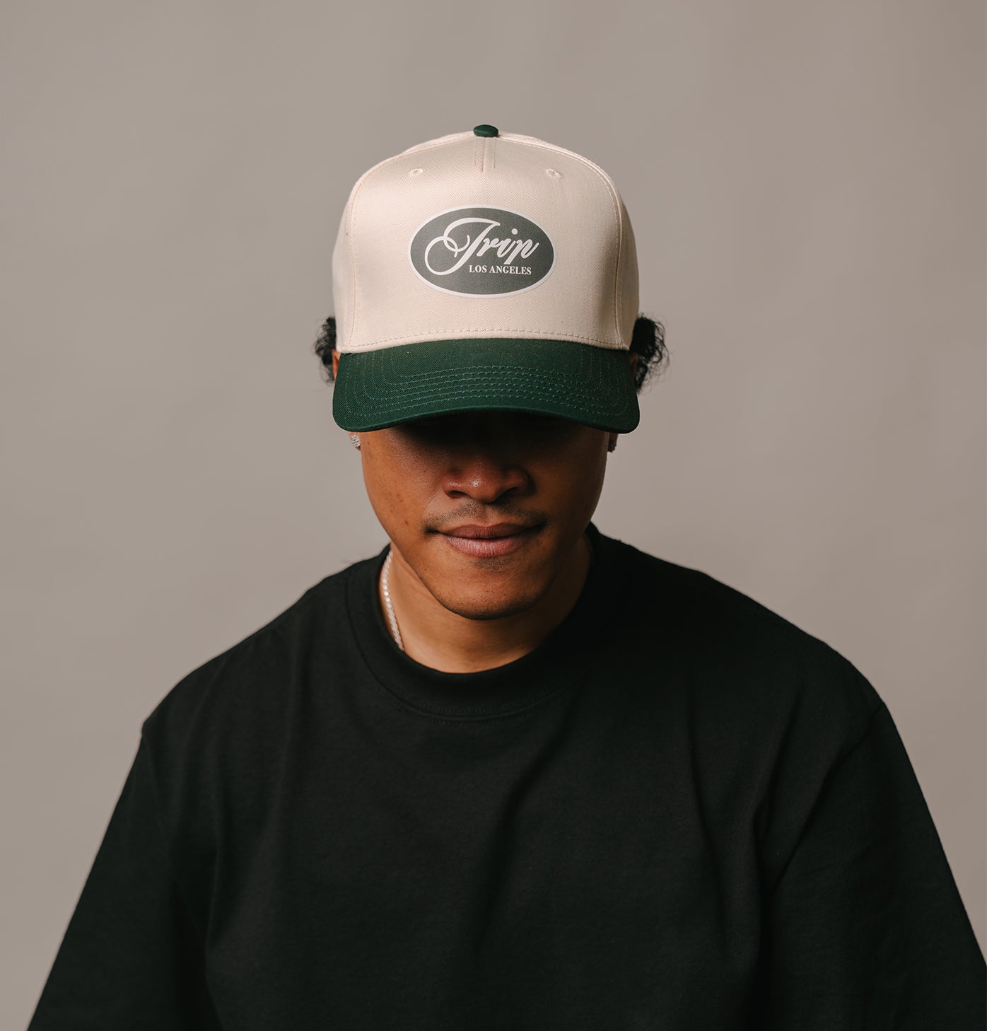Ambition Club Snapback Hat (CREAM/GREEN)