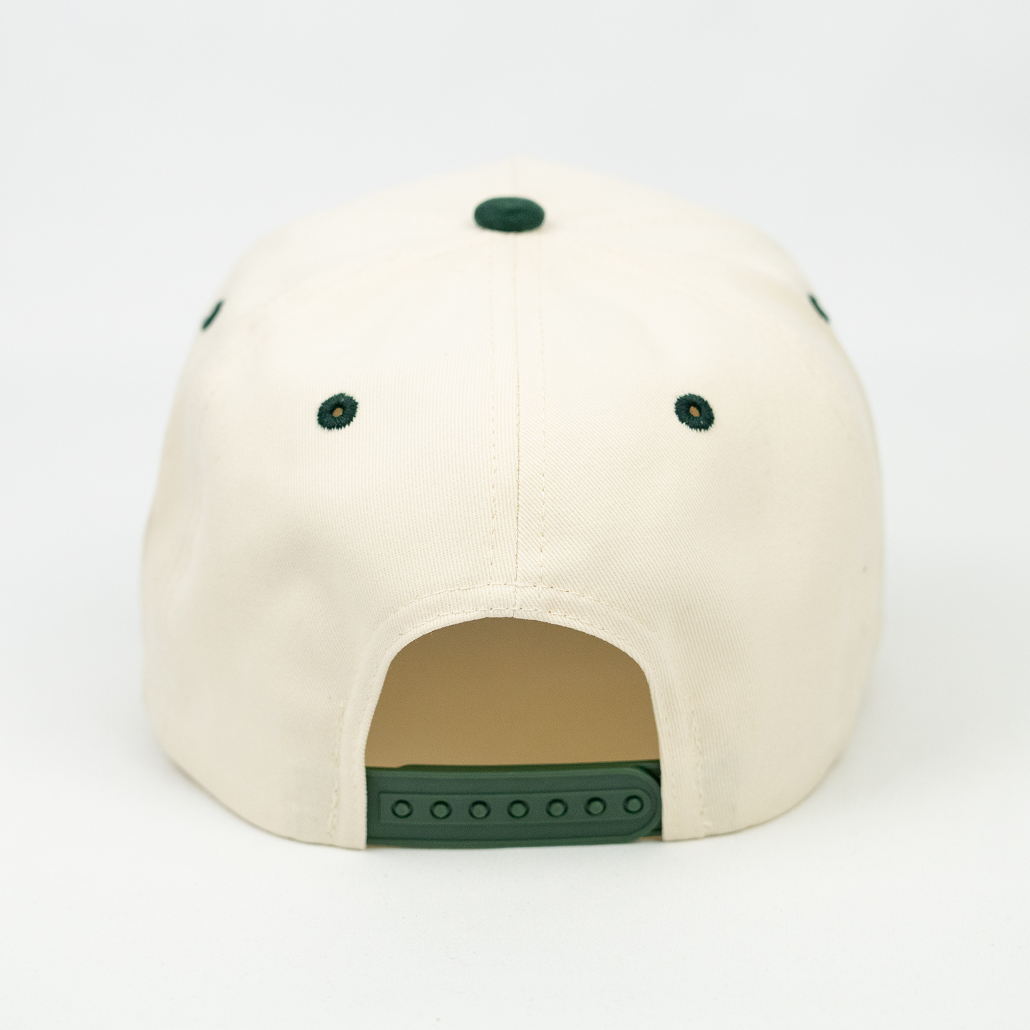 Ambition Club Snapback Hat (CREAM/GREEN SUEDE)