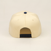 NY Snapback Hat (CREAM/NAVY)
