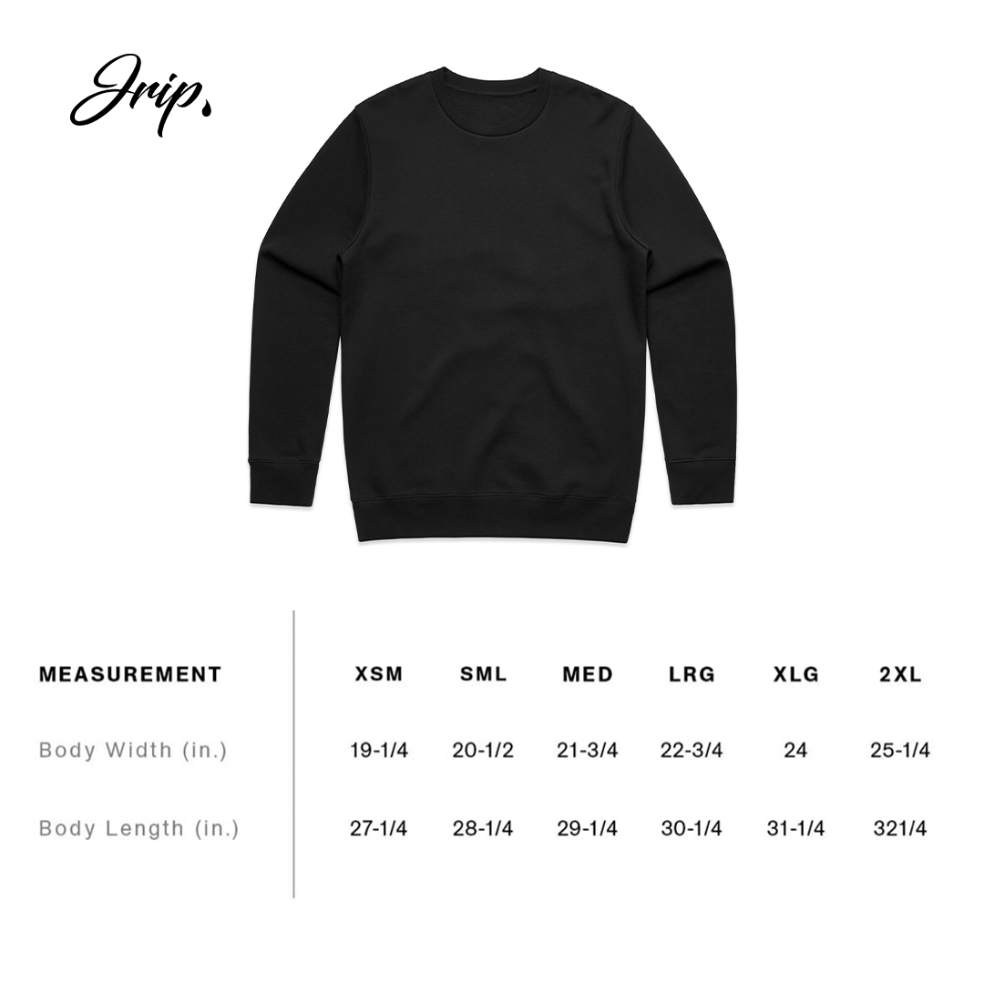 GIANNIS BLUR Crewneck Sweater (BLACK)