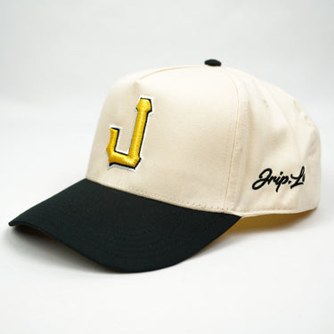 J Burgh Snapback Hat (CREAM/BLACK)