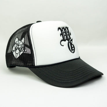 JRIP x Wolfgang Trucker Hat (WHITE/BLACK)