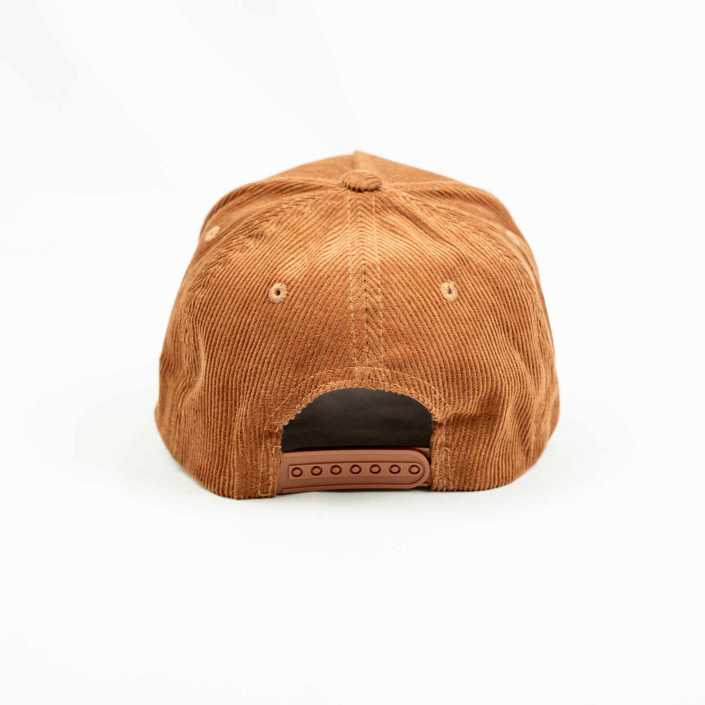 "J" Signature Snapback Hat (BROWN CORDUROY)