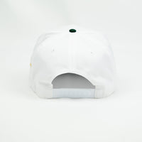 Bet On Myself V2 Snapback Hat (WHITE/GREEN)