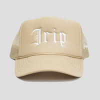 Jrip DWIW Trucker Hat (KHAKI)