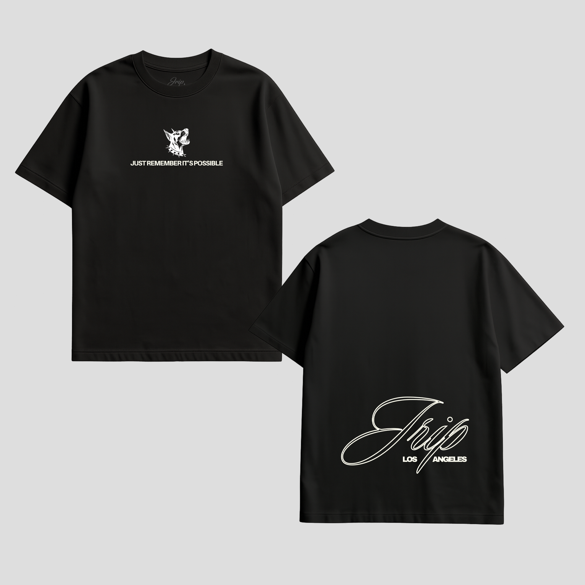 Dawg Jrip Slogan Tee (BLACK)