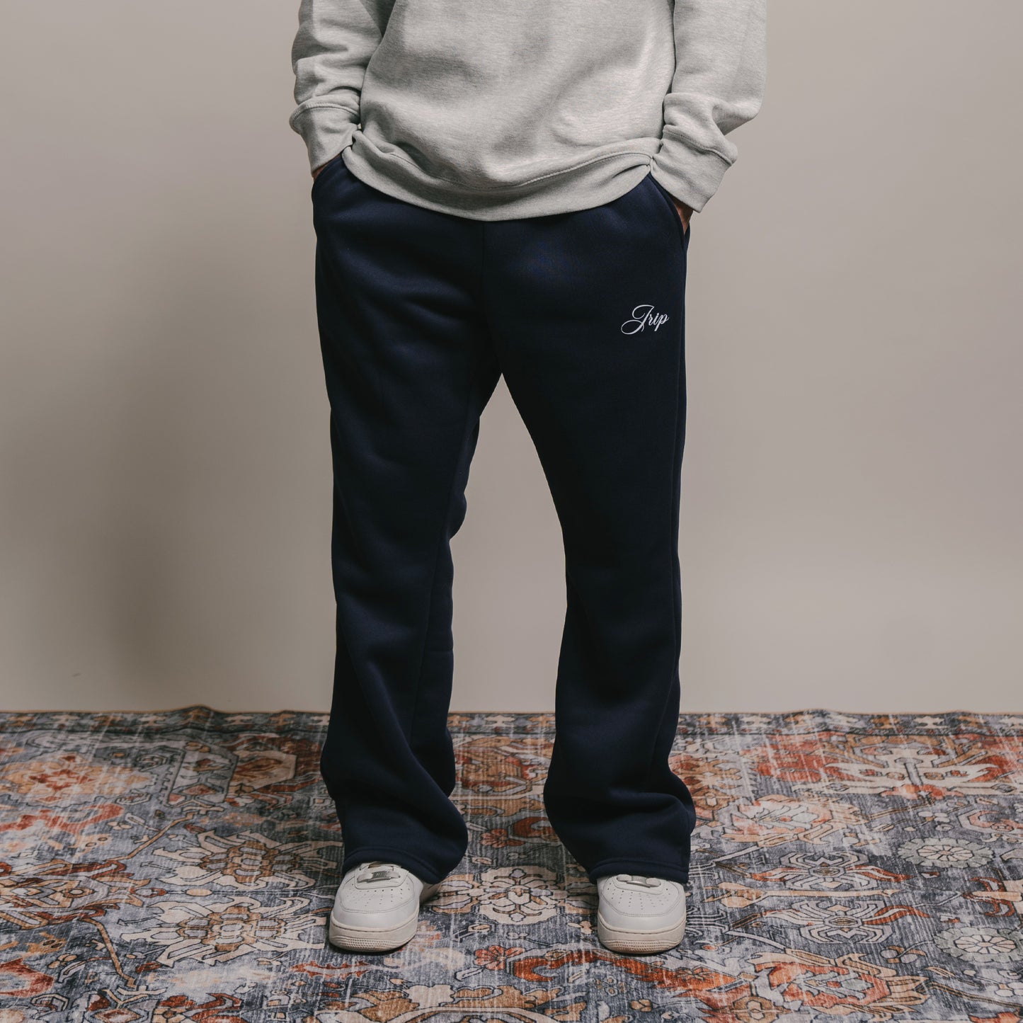 Flare Sweatpants (NAVY BLUE)