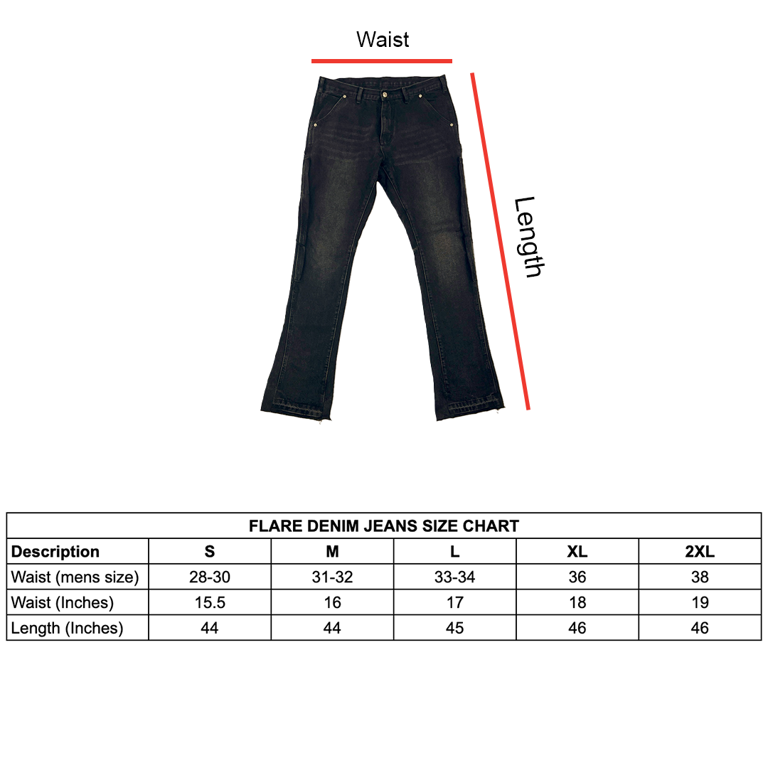 Flare Denim Pants (LIGHT WASH) – JRIP LA