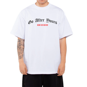 Now or Never Tee (WHITE)