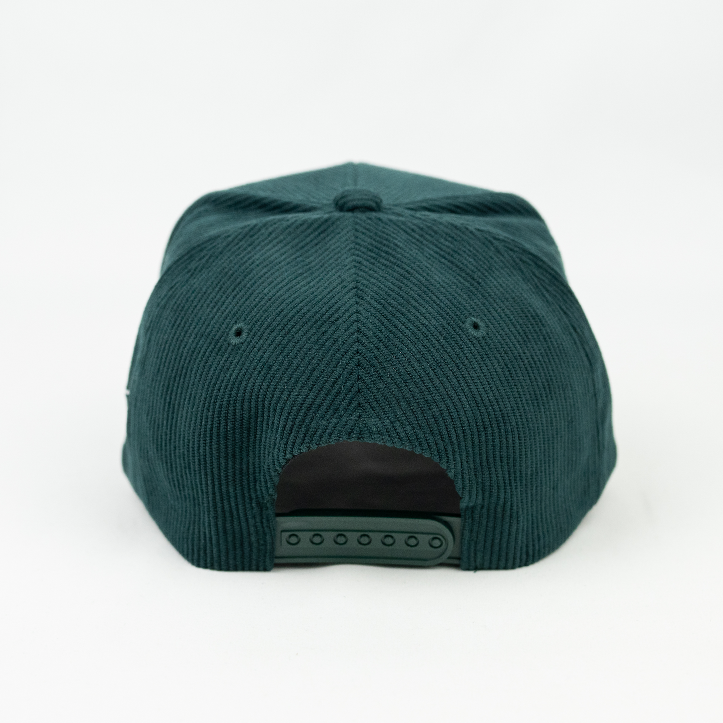 "J" Signature Snapback Hat (DARK GREEN CORDUROY)