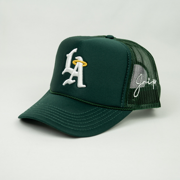 LA Halo Trucker Hat (GREEN)