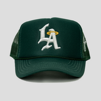 LA Halo Trucker Hat (GREEN)