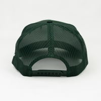 Old English LA Structured Trucker Hat (GREEN)
