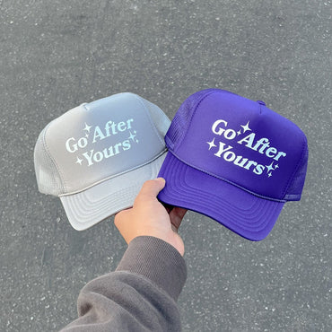 Go After Yours Trucker Hat (PURPLE)