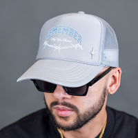 Remember Trucker Hat (GREY)