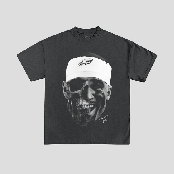 Hurts Skull Face Tee (VINTAGE BLACK) – JRIP LA