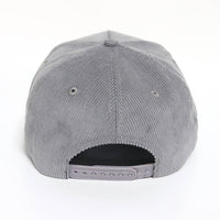 J Logo Premium Snapback Hat (GREY CORDUROY)