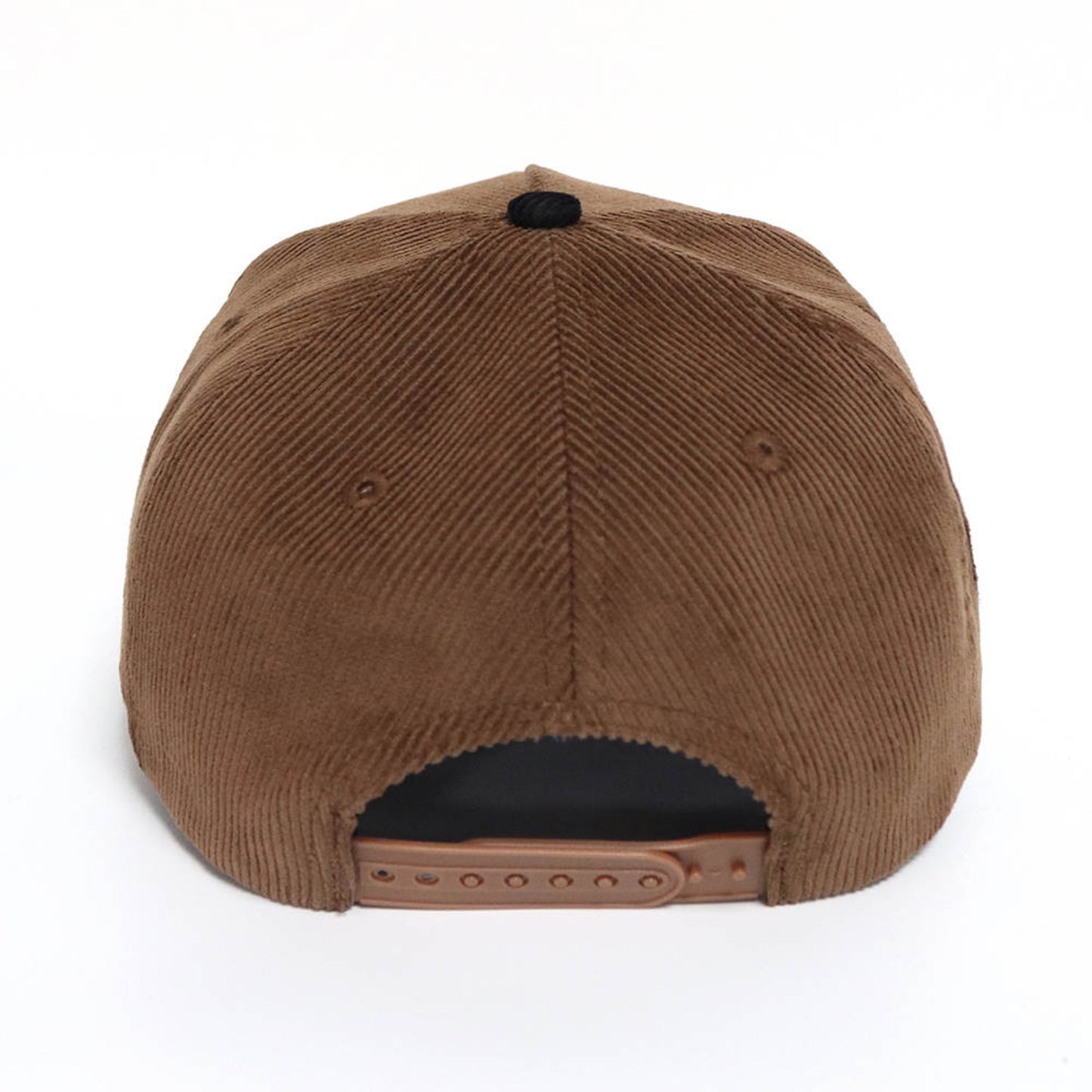 LA Premium Snapback Hat (MOCHA/BLACK CORDUROY)