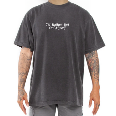 Bet on Myself Tee (VINTAGE BLACK)