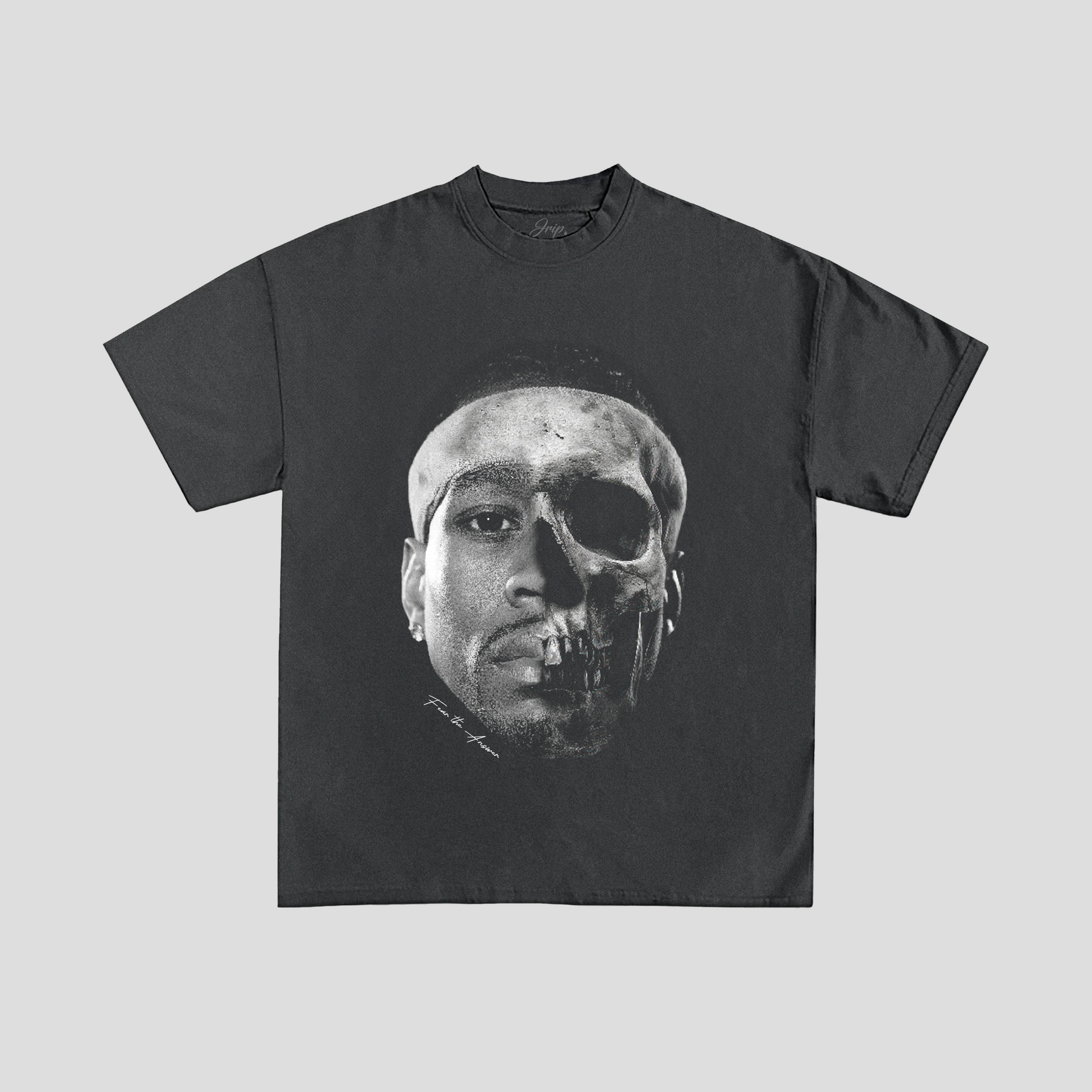 Iverson Skull Face Tee (VINTAGE BLACK) – JRIP LA