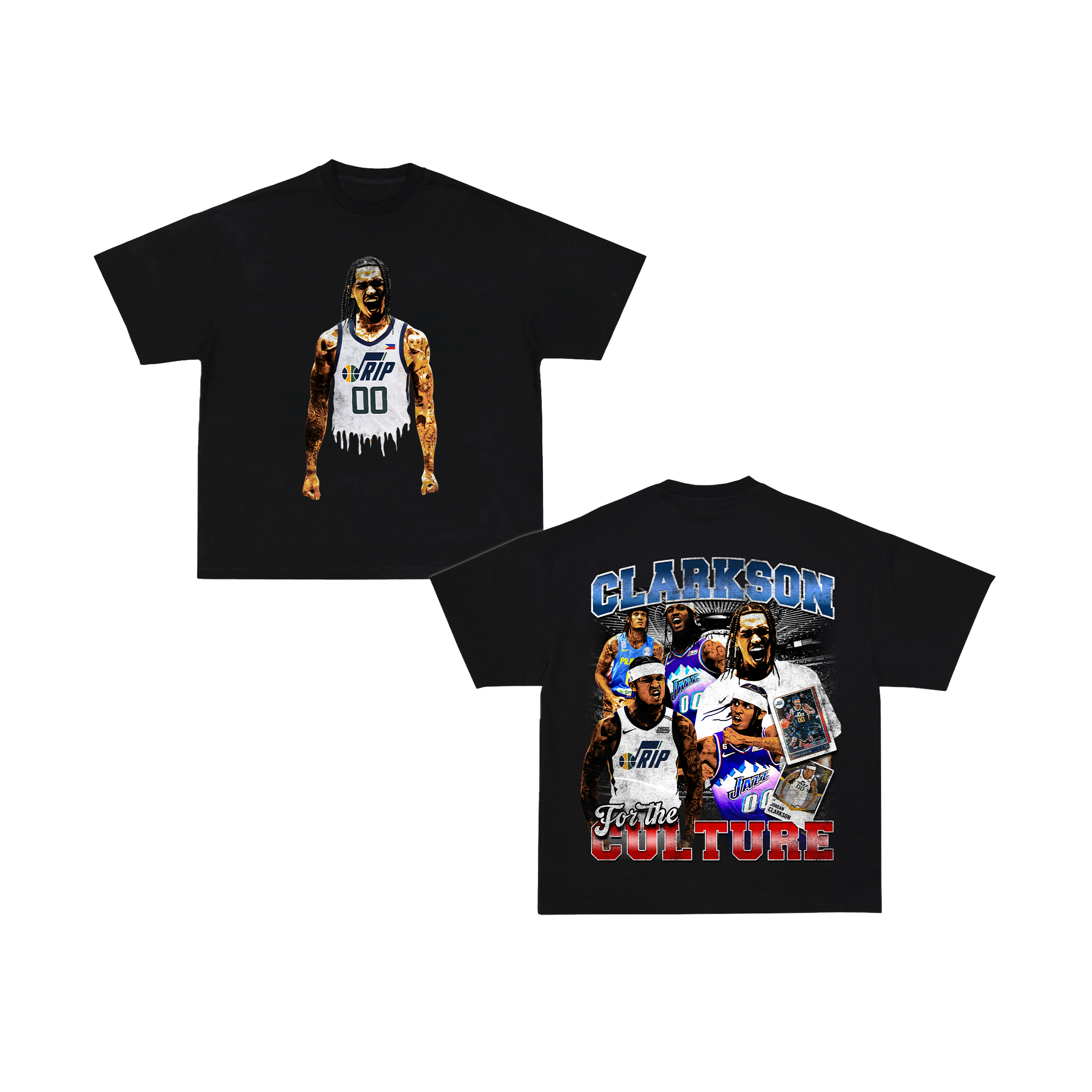 Jordan Clarkson 4 The Culture Tee (BLACK) – JRIP LA