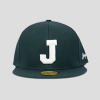 J FITTED HAT (GREEN)
