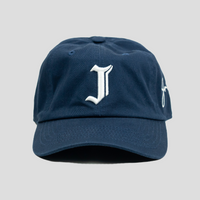 Signature J Dad Hat (NAVY BLUE)