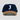 "J" Signature Snapback Hat (NAVY/BROWN CORDUROY)