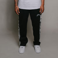 Paisley Track Pants (BLACK)