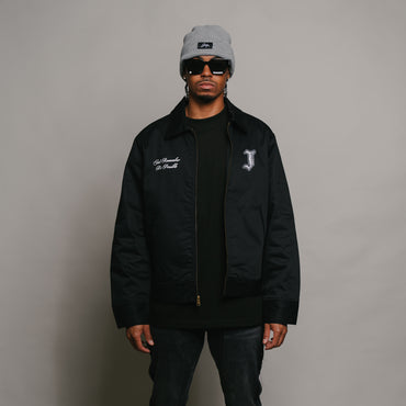 J Paisley Work Jacket (BLACK)