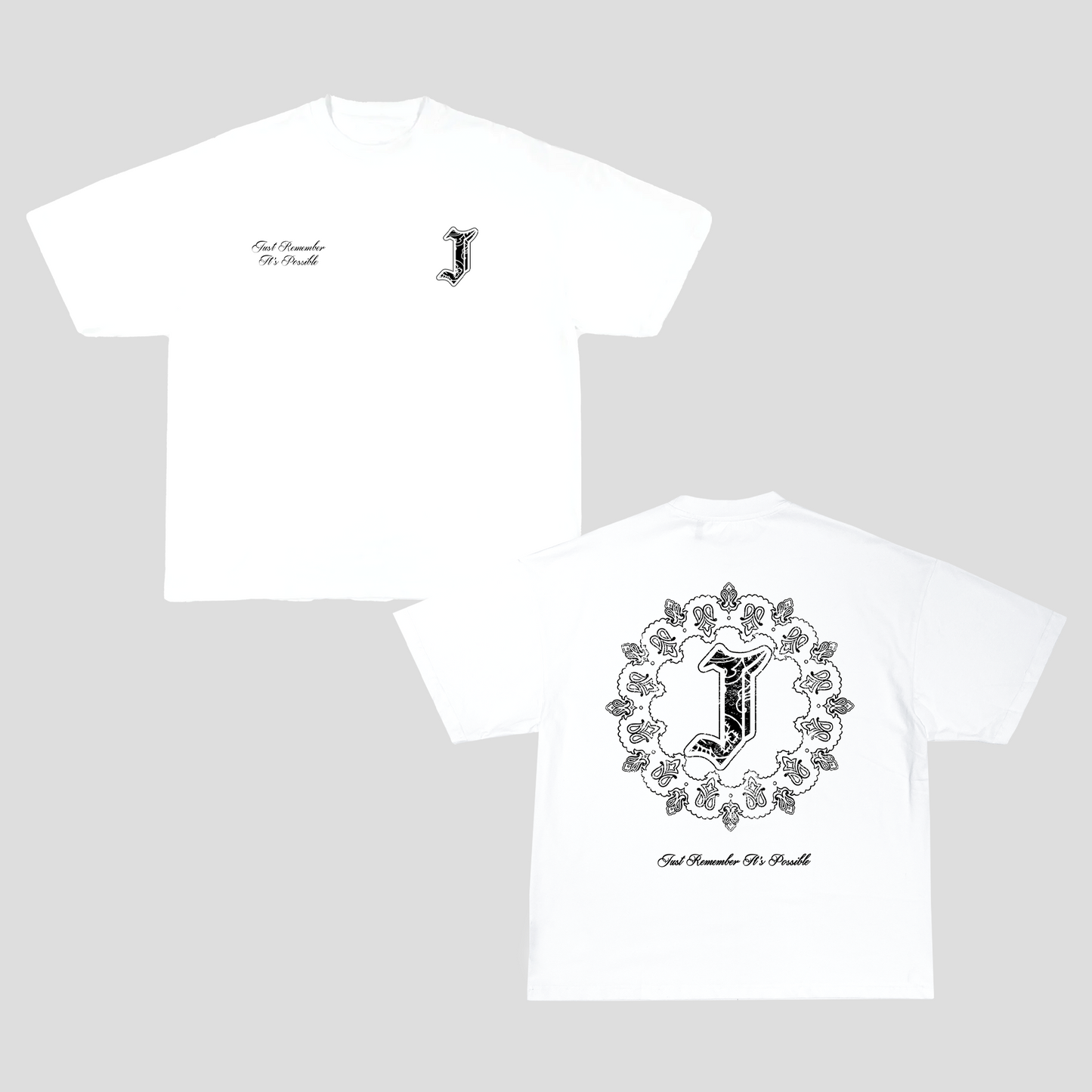 J Paisley Tee (WHITE)
