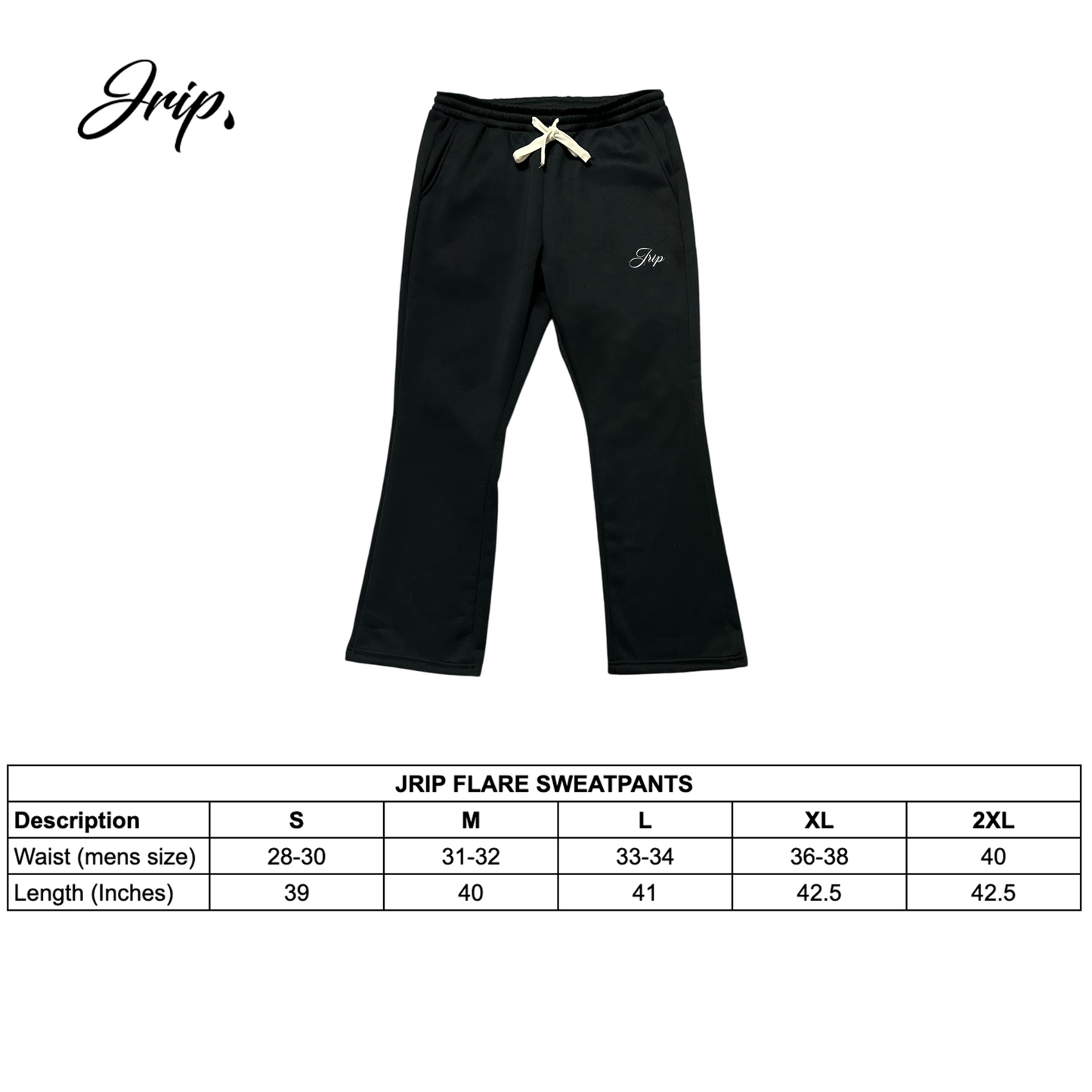 Just Remember Straight Leg Sweatpants (BLACK)