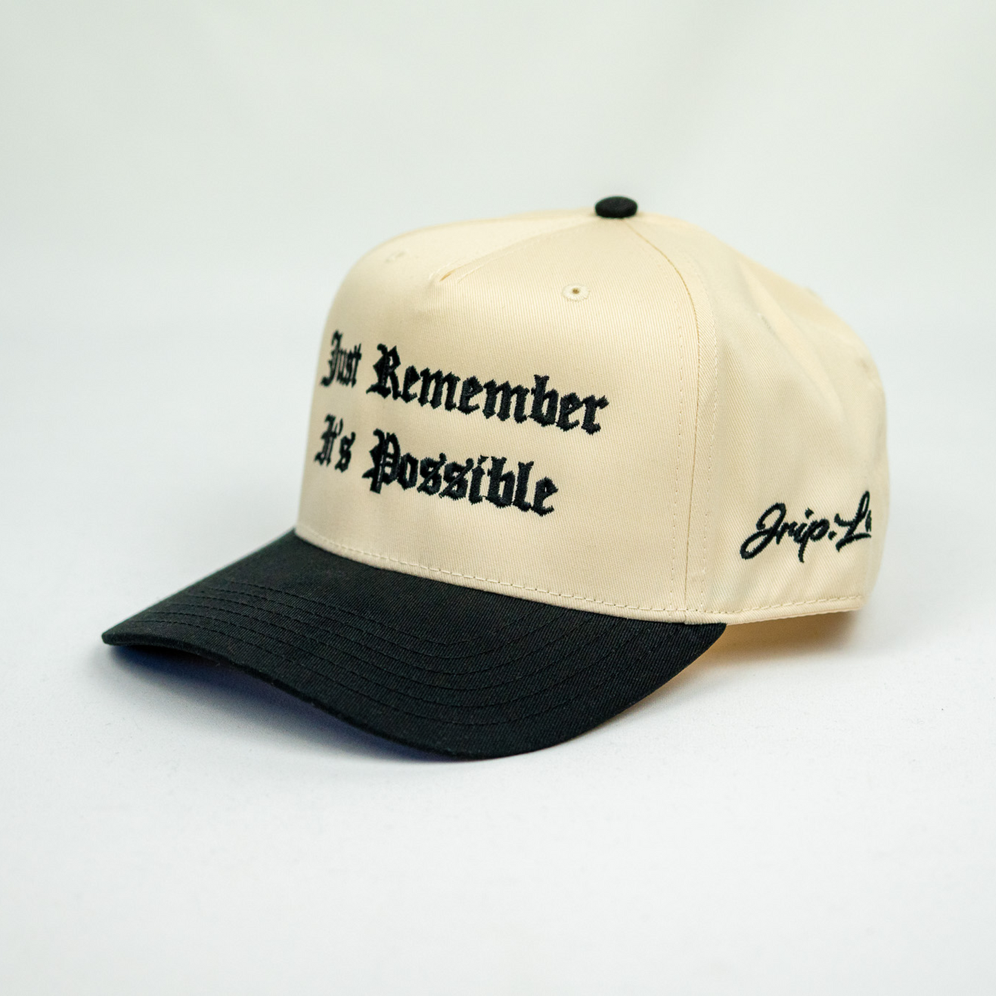 Just Remember It's Possible Snapback (CREAM/BLACK)