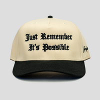 Just Remember It's Possible Snapback (CREAM/BLACK)