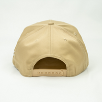 Old English LA Snapback Hat (KHAKI)