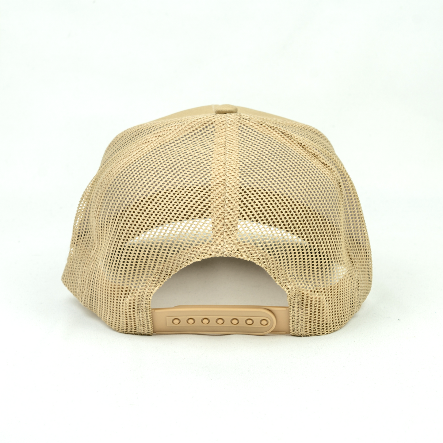 Old English LA Structured Trucker Hat (KHAKI)
