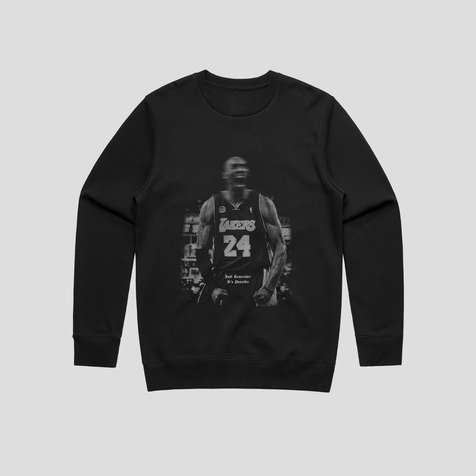 KOBE BLUR Crewneck Sweater (BLACK) – JRIP LA