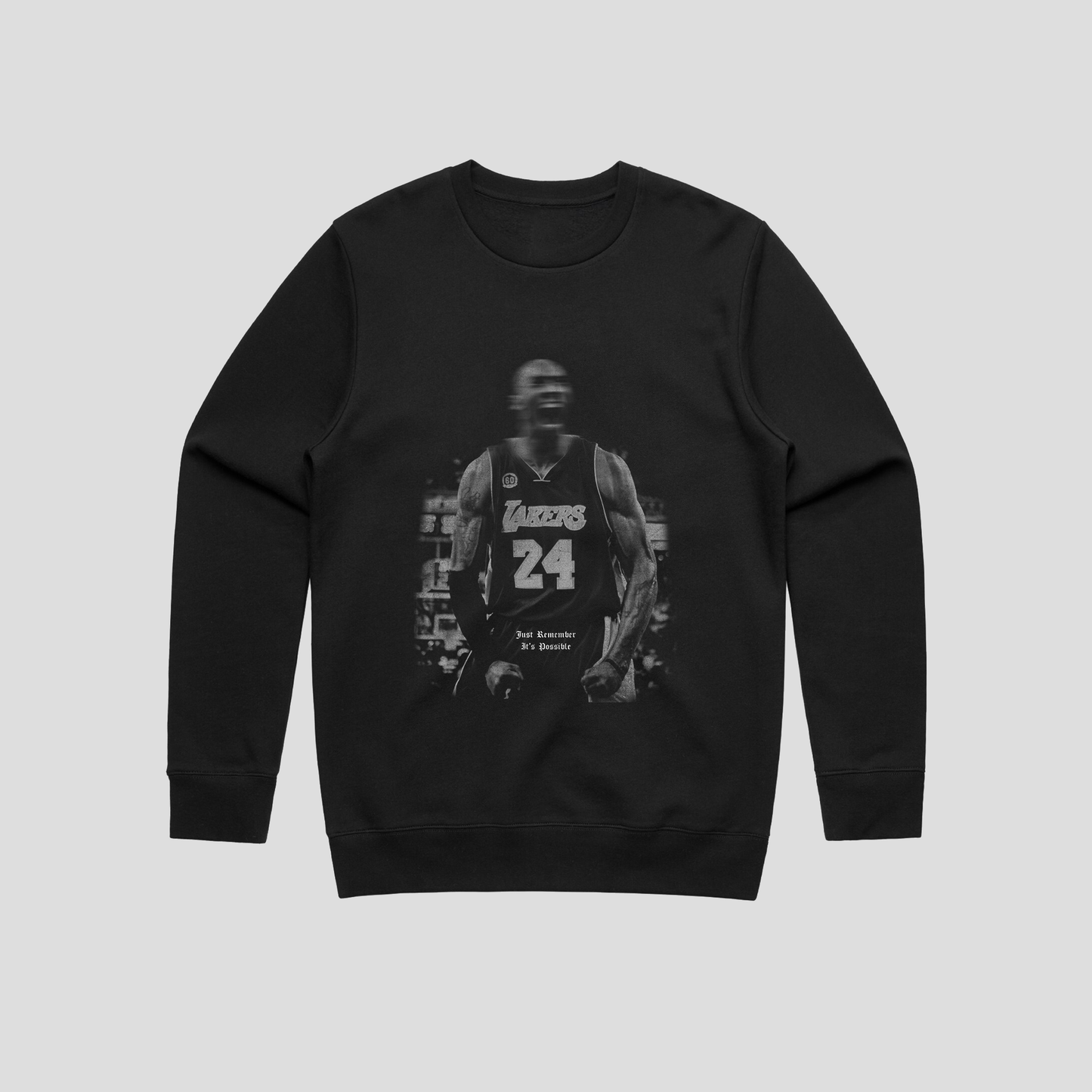 KOBE BLUR Crewneck Sweater (BLACK)