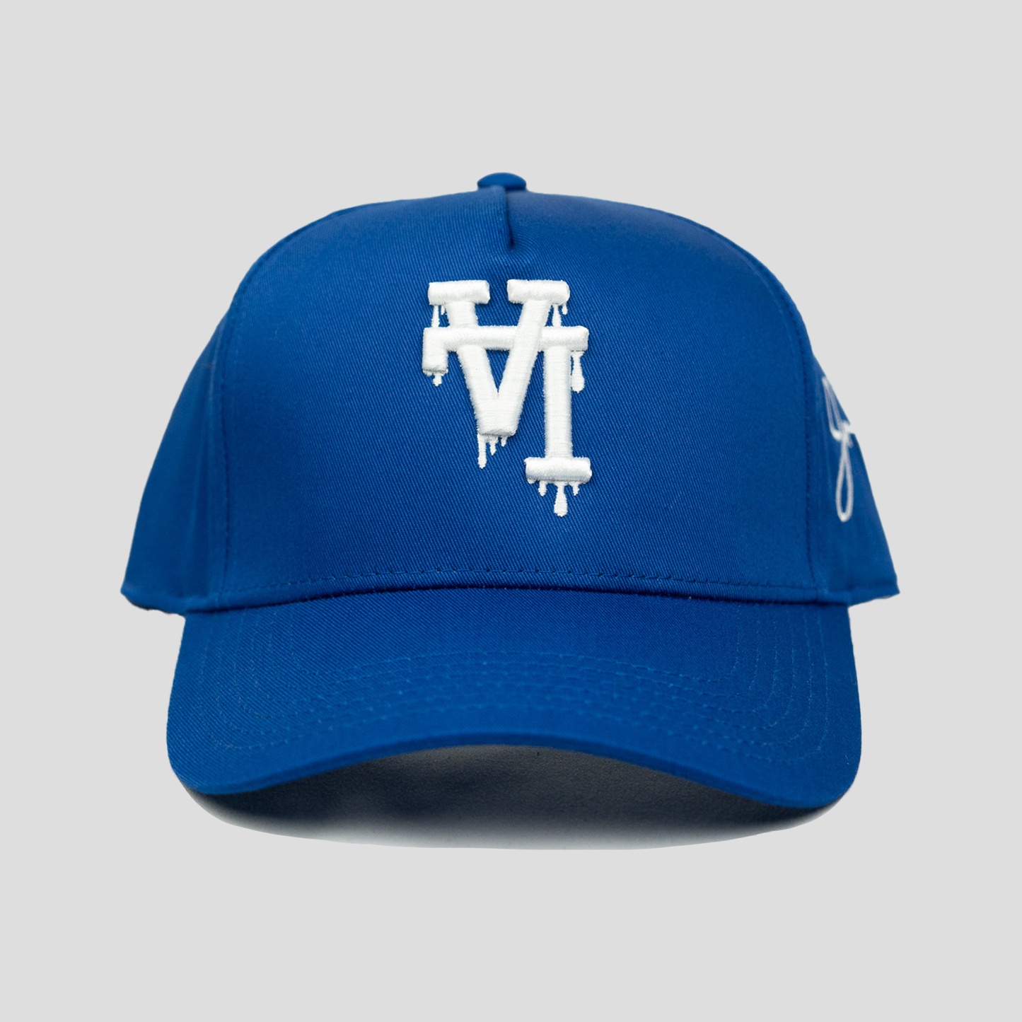 LA Dripping Snapback Hat (ROYAL BLUE)