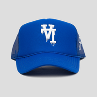 LA Dripping Trucker Hat (BLUE)