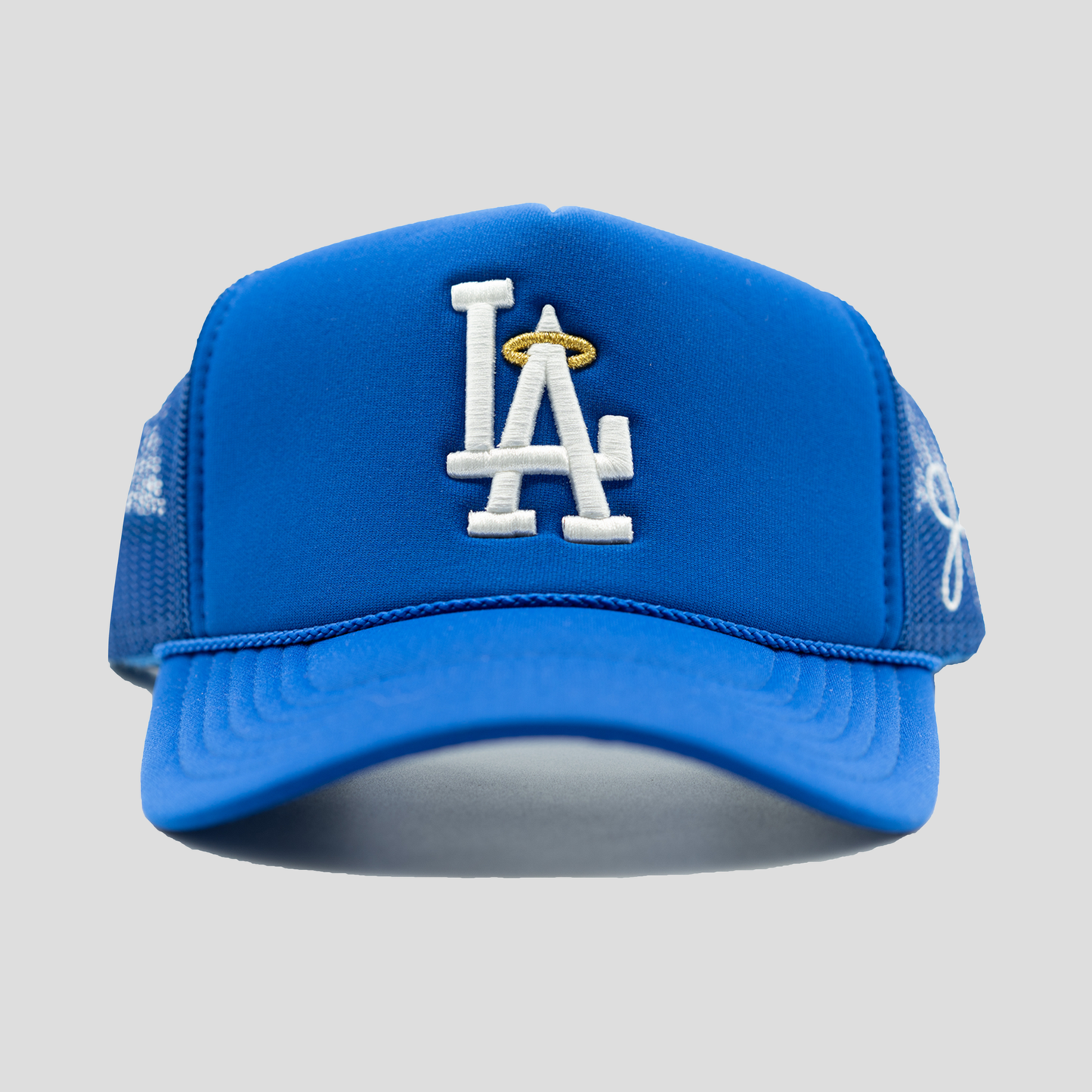 LA Halo Trucker Hat (BLUE)