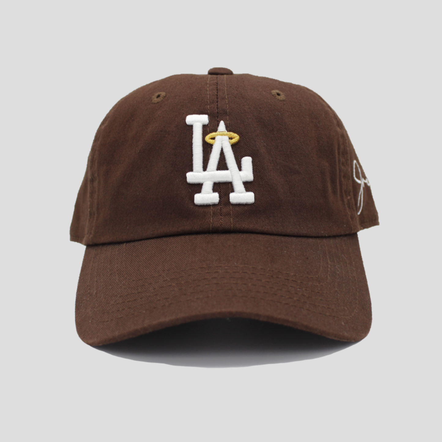 LA Halo Dad Hat (Brown)