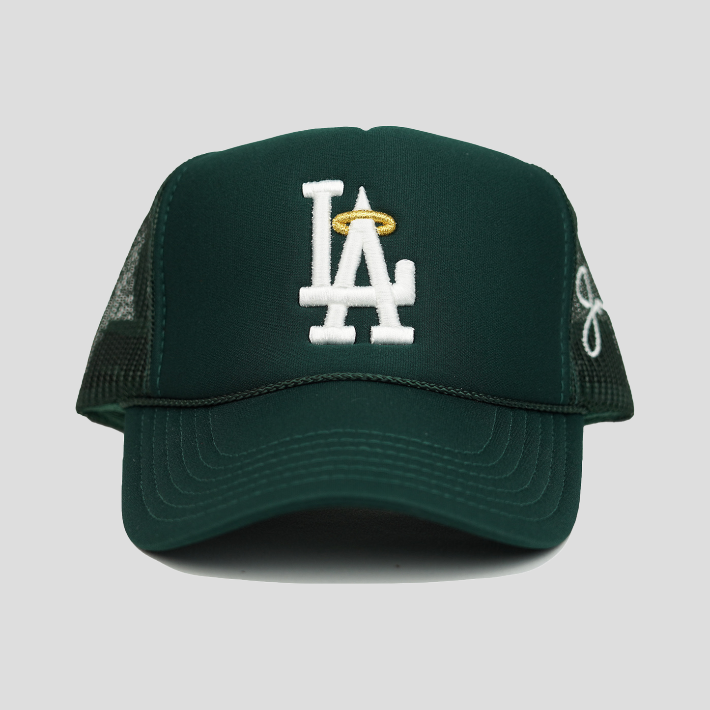 LA Halo Trucker Hat (GREEN)